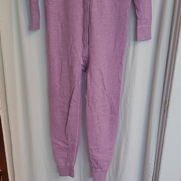 L.L. Bean Purple Onesie Pajamas - Picture 2 of 5